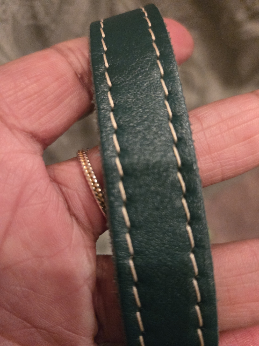 Portland Leather Teal Crossbody Medium Tote Bag. Like New. - Picture 13 of 14